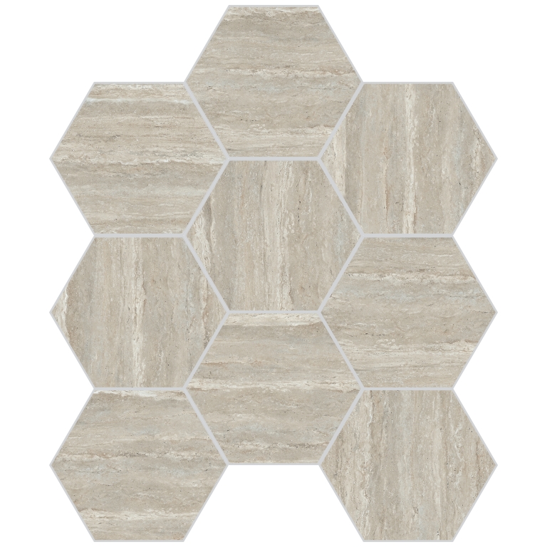 EXPANSE - 3X3/9X11 DYN, SERAFINO SILVER, MATTE